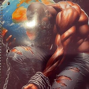 One of a kind african American themed notebook 🧩